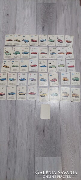 Retro autós kártya