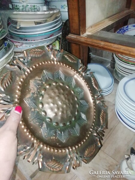 Réz lemez falitányér 3.Több 100 termék akciós aukciós vegye vigye