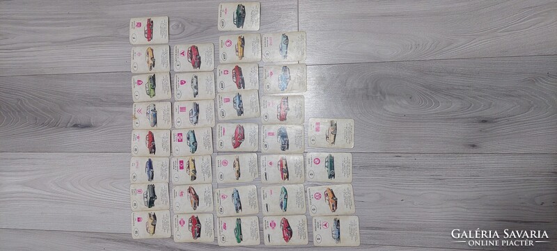 Retro autós kártya