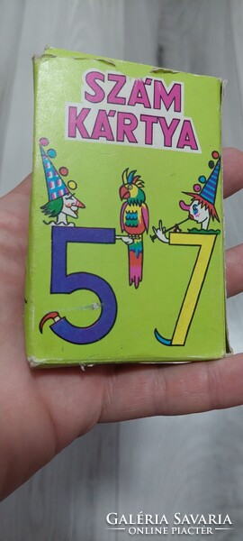 Retro szám kártya