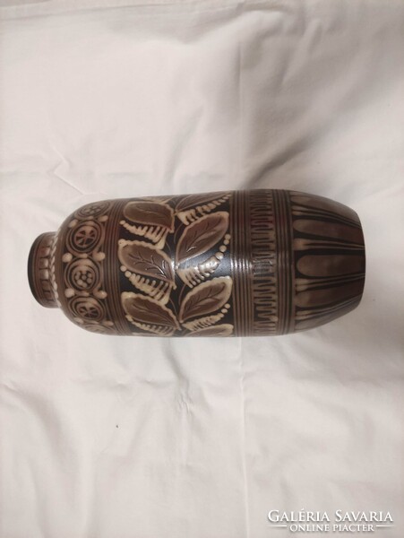 Hódmezővásárhelyi kerámia virág váza