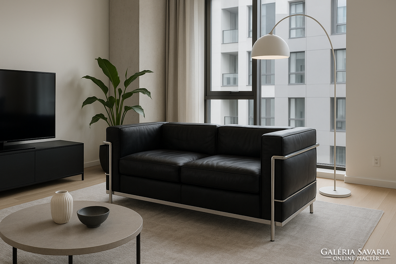 Le Corbusier LC2 bőr kanapé