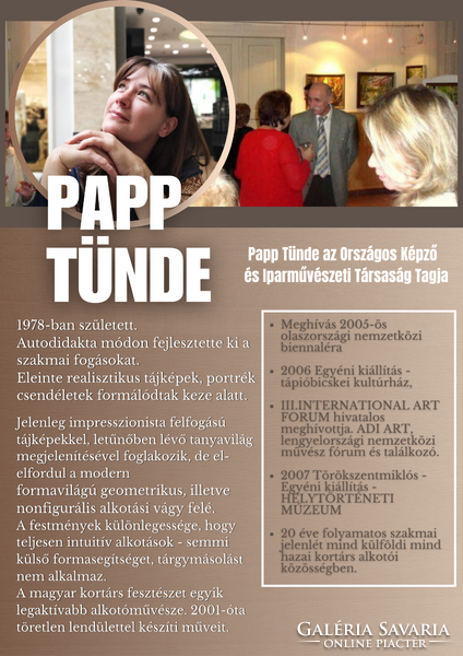 Havas ágon c. Kortárs olajfestmény