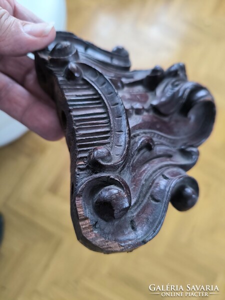 Antik Biedermeier Bécsi barokk rokokó stílusú falióra asztali óra Torony dísz Bútor tükör dísz