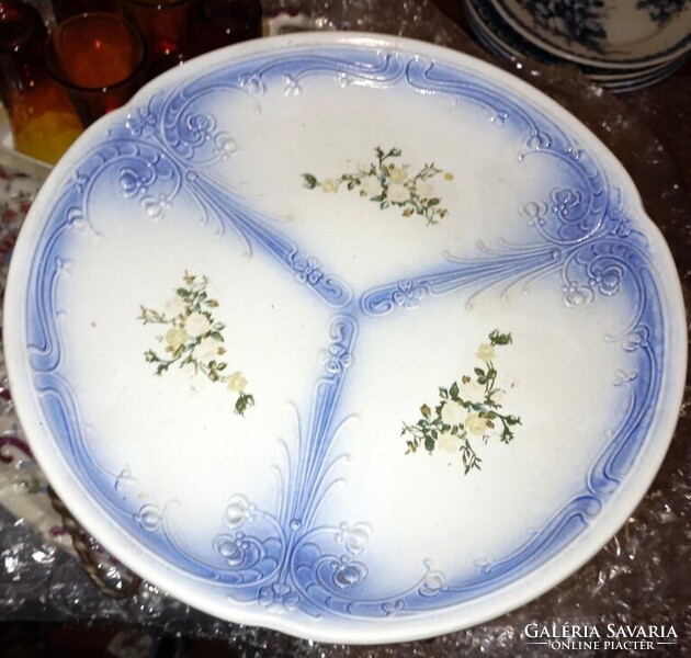 ANTIK  TALPAS TÁL KŐPORCELÁN KÍNÁLÓ  - Art&Decoration