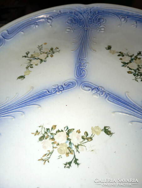 ANTIK  TALPAS TÁL KŐPORCELÁN KÍNÁLÓ  - Art&Decoration