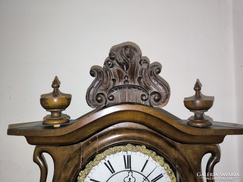 Antik Biedermeier Bécsi barokk rokokó stílusú falióra asztali óra Torony dísz Bútor tükör dísz