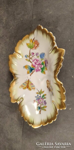 Herendi viktória mintás levélkínáló 607