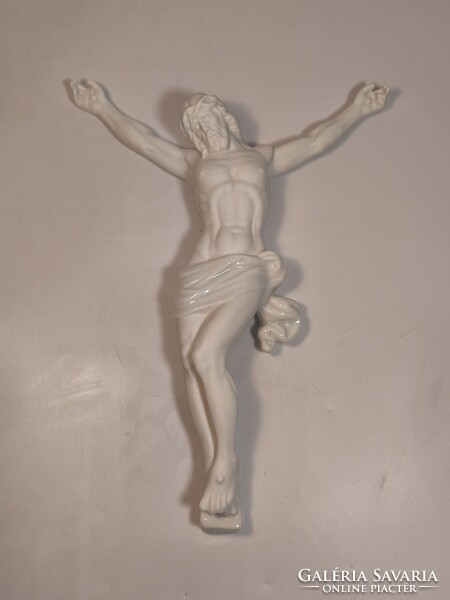 Extra ritka antik nagyméretű Herendi kereszt/korpusz