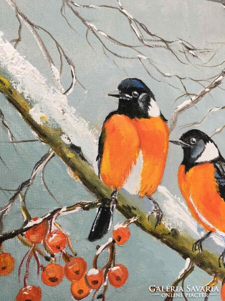 Havas ágon c. Kortárs olajfestmény