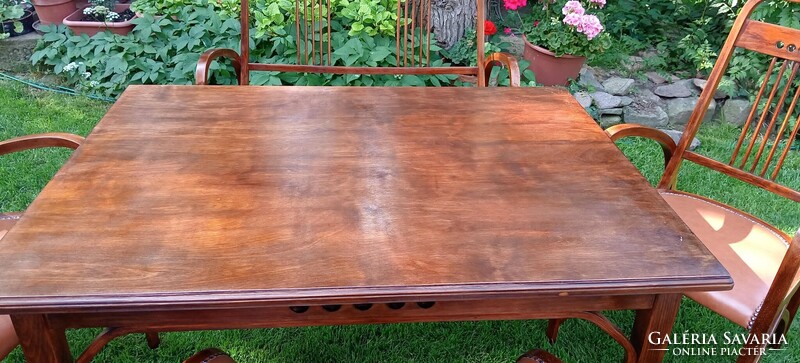 Thonet - Josef Hoffmann Nr. 511 komplett garnitúra, szalon, vagy étkező RITKASÁG!
