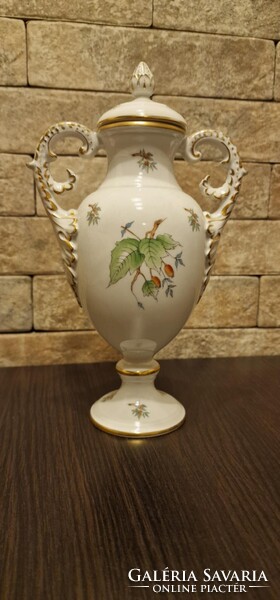 Herendi Hecsedli(csipkebogyó)mintás serleg váza