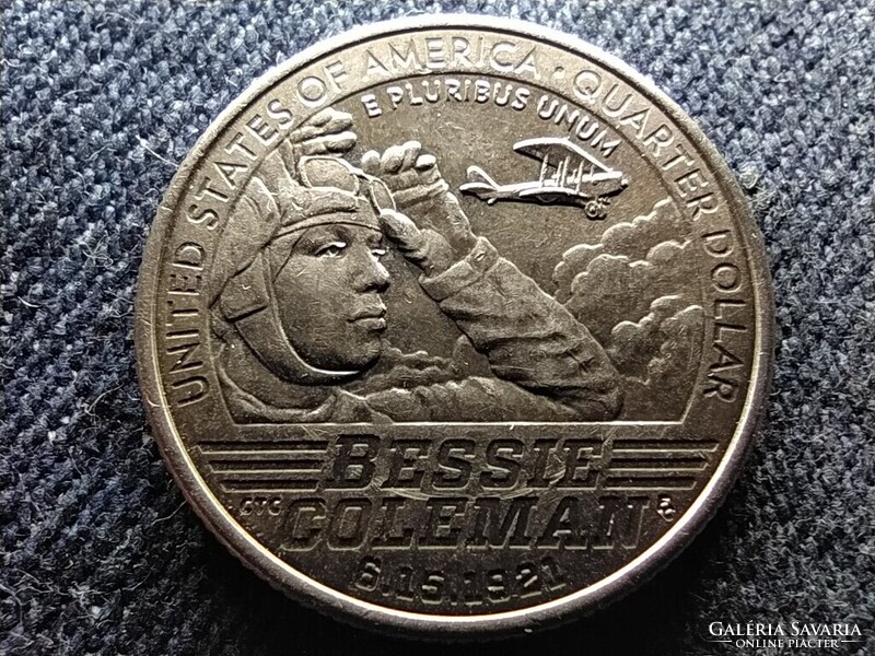 USA Washington Quarter Bessie Coleman 1/4 Dollár 2023 D