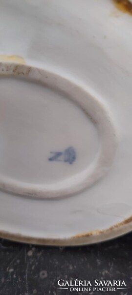 Nápolyi porcelánfajansz fedeles korsó