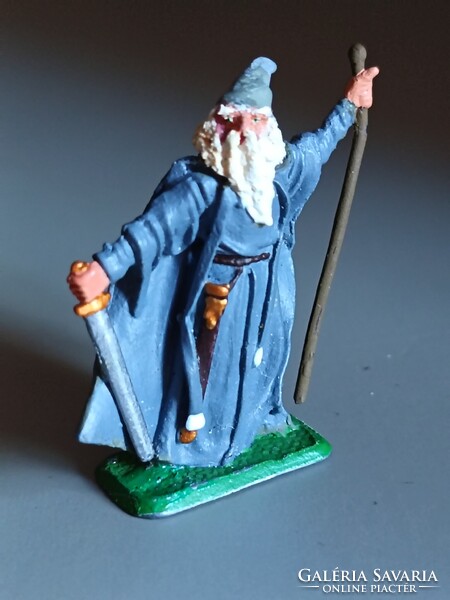 Gyűjtői fémöntvény figura-szobor, rendkívül szép, részletgazdag darab.