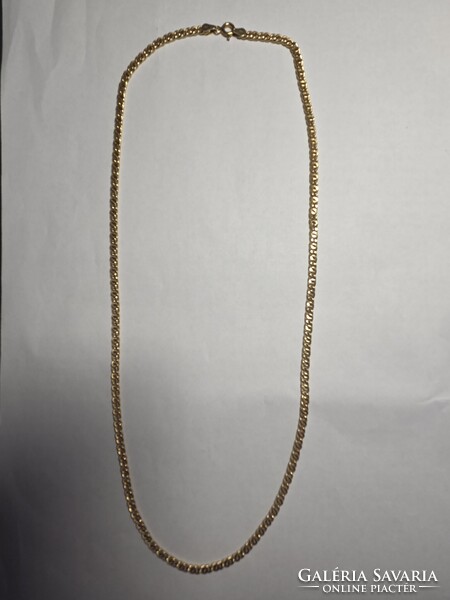 14 karátos arany nyaklánc, 55 cm, 7 g