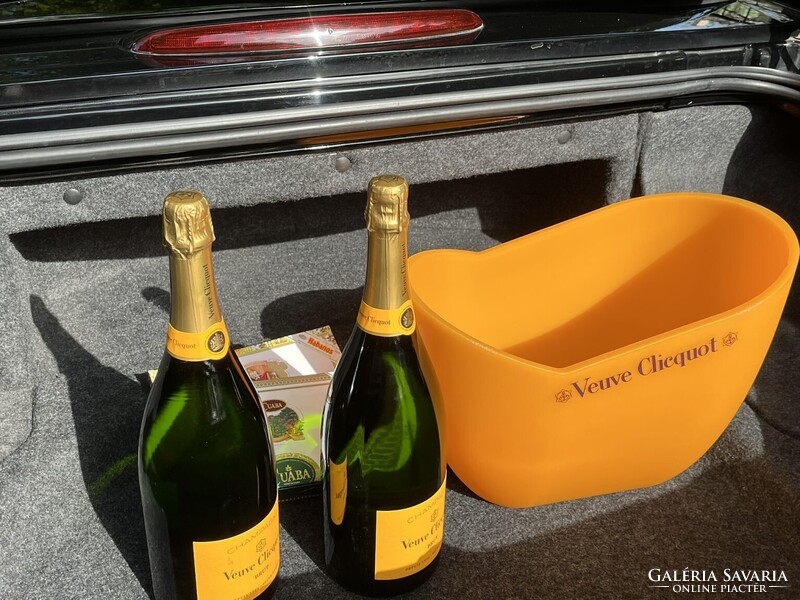 CHAMPAGNE CLUB - Veuve Clicquot dupla magnum sárga jégveder