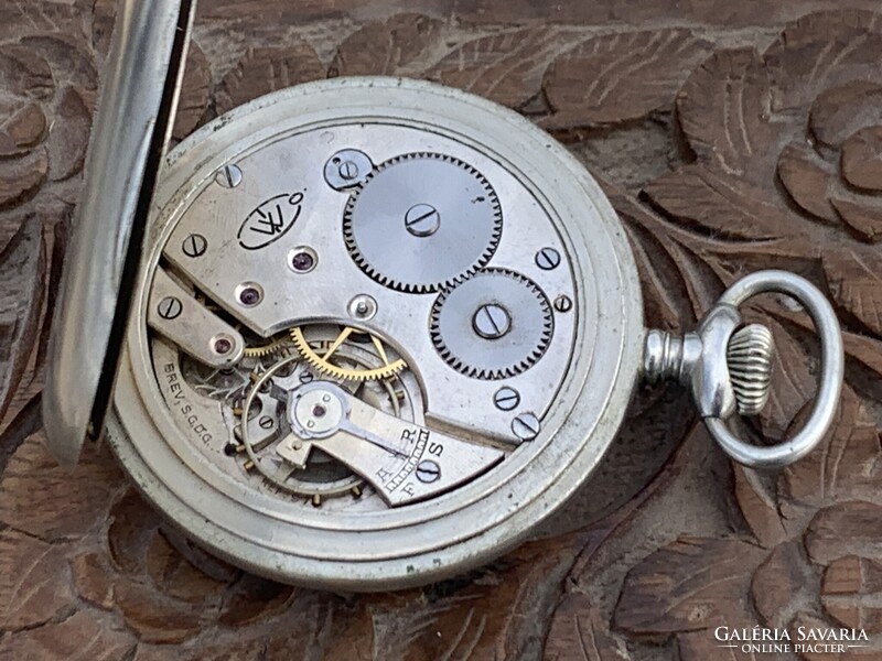 Tavannes Watch Acél zsebóra 53,5 mm Hibátlan!