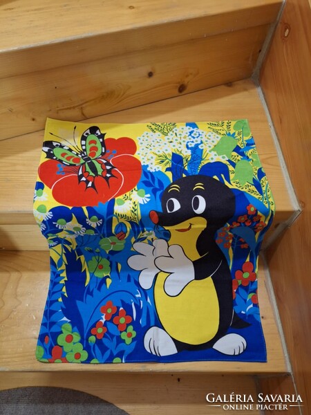 Eladó egy régi retró Kisvakond konyhai textília