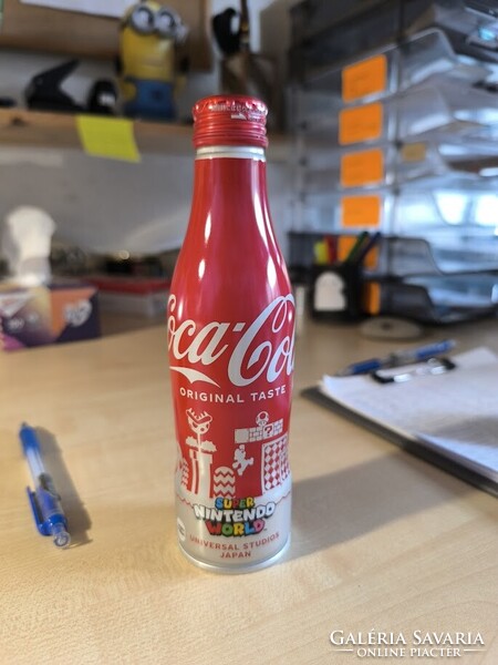 2021 – Coca-Cola Super Nintendo World | Japán limitált alumínium palack