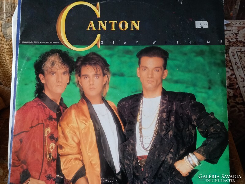 CANTON.- STAY WITH ME.  12' MAXI SINGLE. 1985. / Italo disco