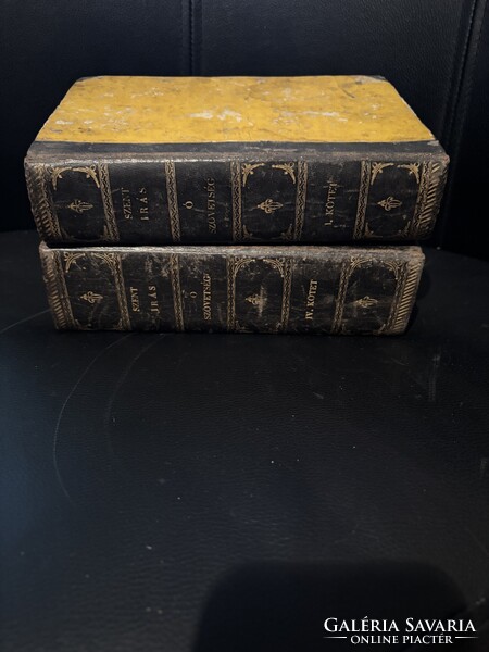 Káldi György-féle katolikus Biblia I. és IV. kötet - 1835, 1836