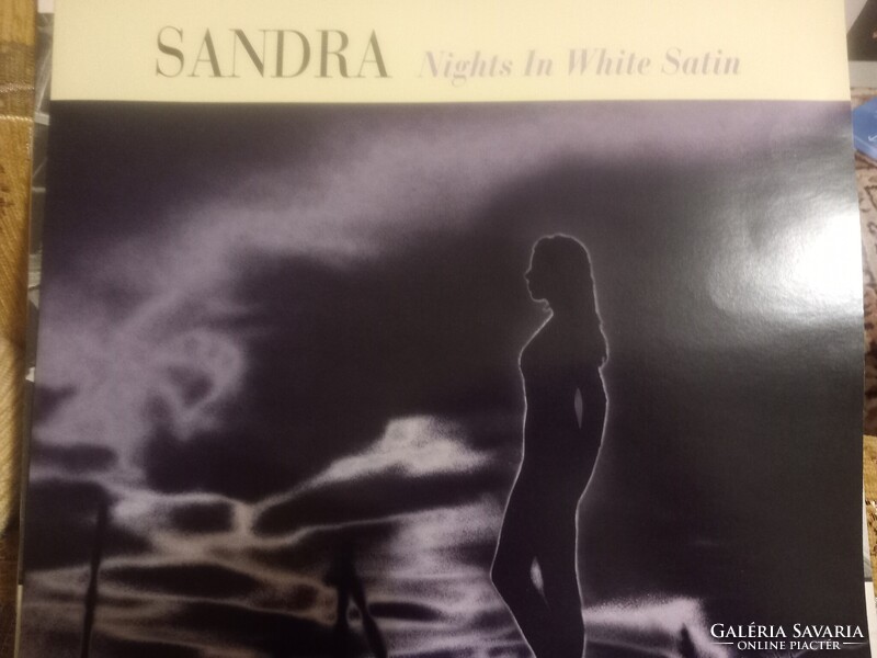 SANDRA. -NIGHTS IN WHITE SATIN.  12' MAXI SINGLE  1995.