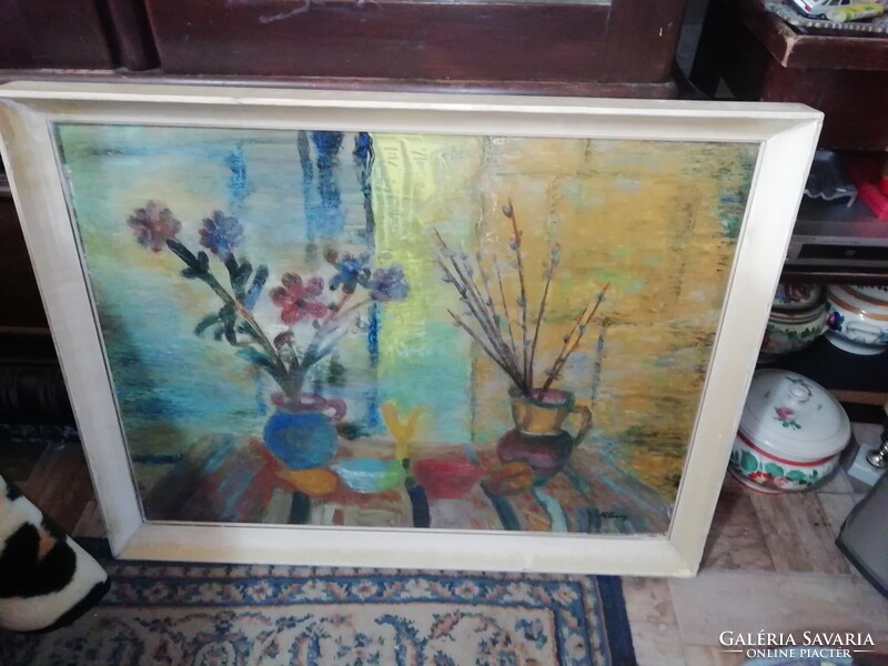 Kling  György 86 cm x 66 cm csendélet   Aukció több száz termék vegye vigye