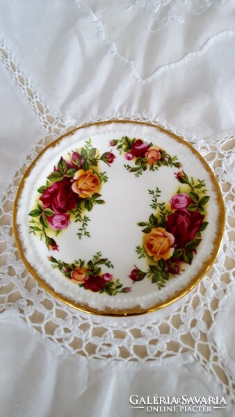 Royal Albert "Old Country Roses"tányérka,poháralátét 2 db.