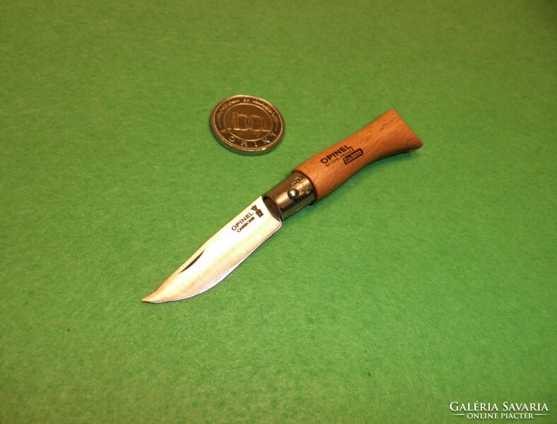 OPINEL kis bicska. VÁGATLAN! Kés, bicska, tőr, bortva.
