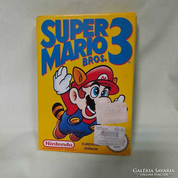 Super Mario Bros 3.Nintendo Entertainment System Nes ( PAL Version) játék.