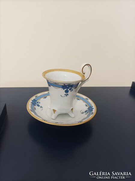 Weimari kézi festésű aranyozott kávés csésze