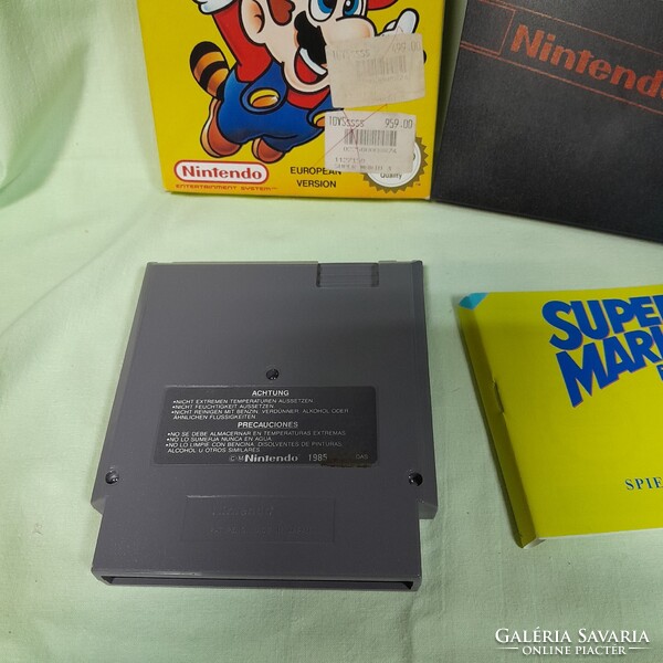 Super Mario Bros 3.Nintendo Entertainment System Nes ( PAL Version) játék.