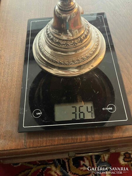 Ezüst asztalközép gyümölcstartó