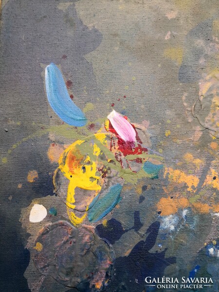 FK/564. – Madarassy György – Virágos absztrakt