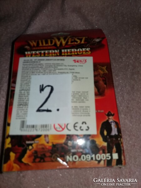 MINŐSÉGI CHAP-MEI WESTERN INDIÁN játék figura 12 cm dobozával BONTATLAN a képek szerint  2.