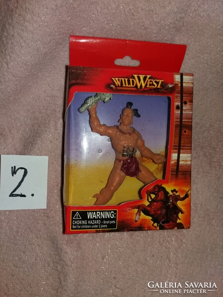 MINŐSÉGI CHAP-MEI WESTERN INDIÁN játék figura 12 cm dobozával BONTATLAN a képek szerint  2.