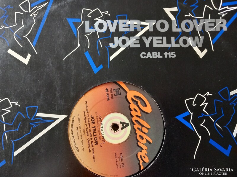Joe Yellow. - LOVER TO LOVER 12' MAXI SINGLE. /Italo Disco 1983