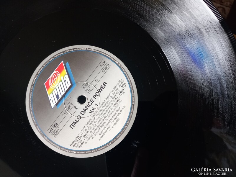ITALO DANCE POWER Vol.1. 12' Maxi Single. 1988