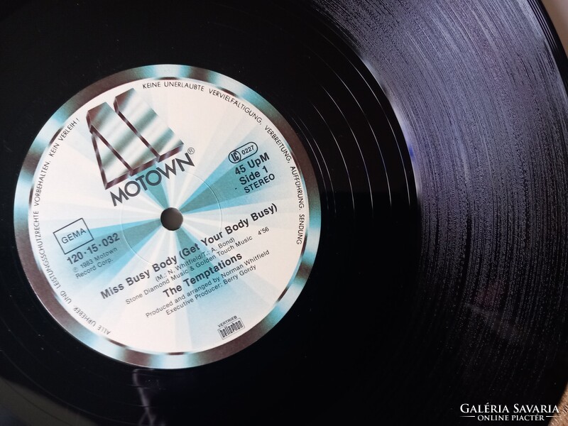 Temptations - Miss Busy Body.  12'Maxi single 1983