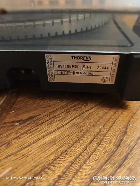 Thorens TD 105 MKII High-end lemezjátszó