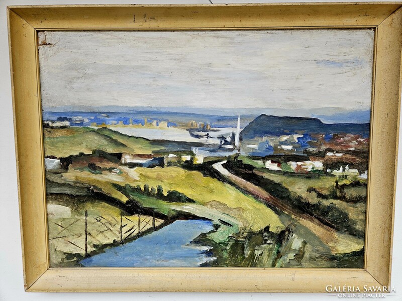 Magyar festő 1930. Balaton Északi része