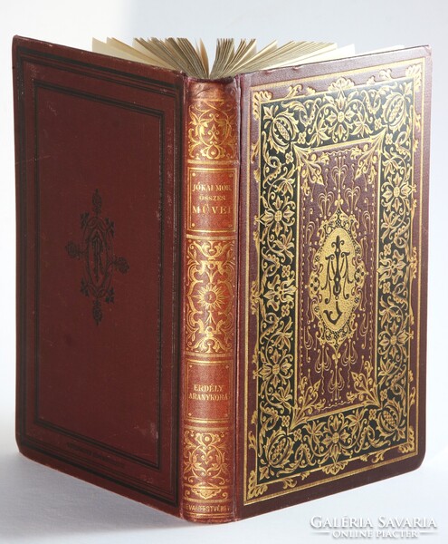 Aláírt Jókai Mór Erdély aranykora Gyönyörű dúsan aranyozott Gottermayer kötésben !!