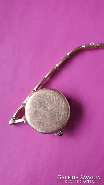 Antik 14K rózsaarany női karóra Amilo Watch