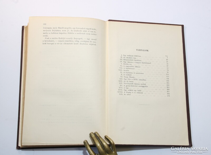 Aláírt Jókai Mór Erdély aranykora Gyönyörű dúsan aranyozott Gottermayer kötésben !!