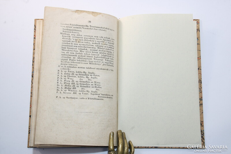 1832 - Gróf Nádasdy Tamás Országos méneskönyv Páratlan ritkaság A lótenyésztés lóversenyzés kezdete!