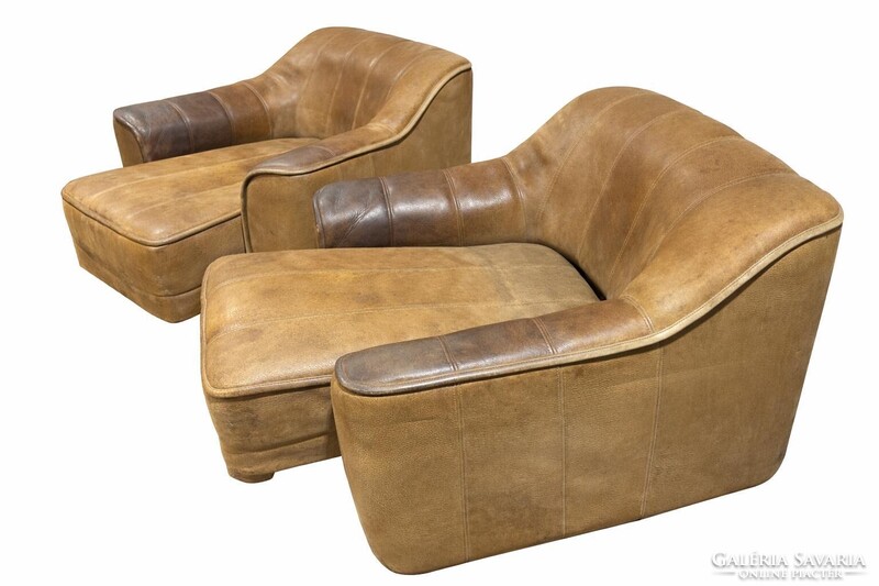 Eredeti De Sede DS-44 vintage bőr fotelpár
