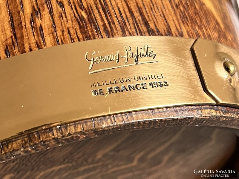 CHAMPAGNE CLUB - George Goulet × Géraud Lafitte – Art Deco pezsgőhűtő tömör tölgyfadongákból