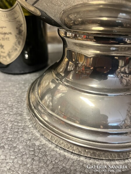 CHAMPAGNE CLUB - Medici stílusú ezüstözött pezsgő- és borhűtő jégveder