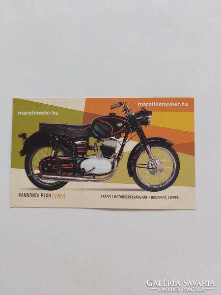 Maróti motor 2016. évi kártyanaptár - pannonia P10H